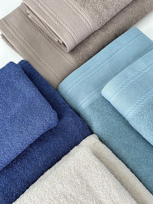 Комплект махрових рушників IDEAL TEXTILE Легкий бриз 50х90 + 70х140 см 450 г/м2 100% бавовна Чернівці - фото 3