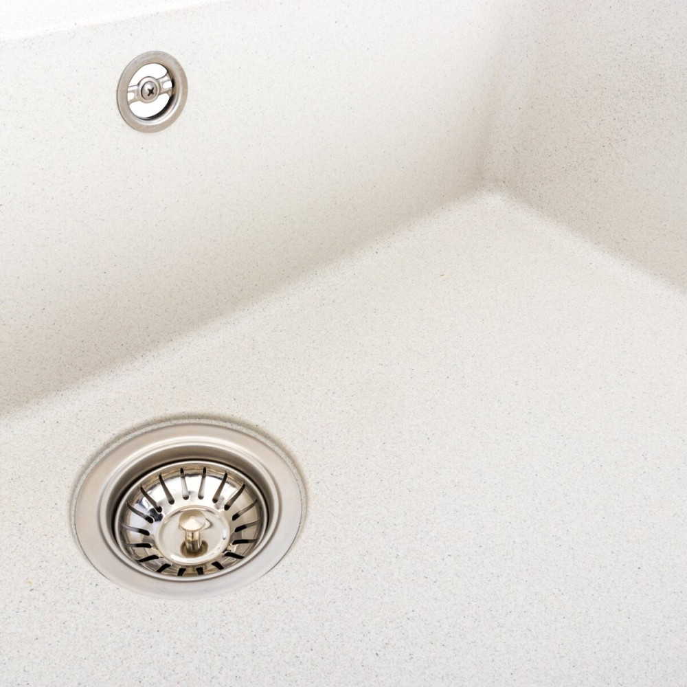 VALESO Гранітна мийка для кухні VALESO BOGEMA 7850 матова Біла в крапку Київ - фото 4