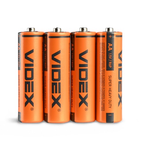 Батарейка сольова AA/R6 (пл-4шт) Videx Житомир - фото 3