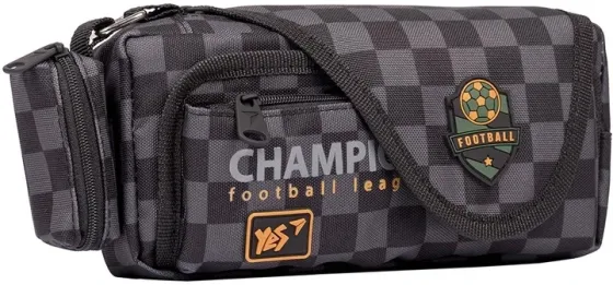 Пенал м`який "Yes" PH-3-2 533047 "Football", чорний, шт Київ