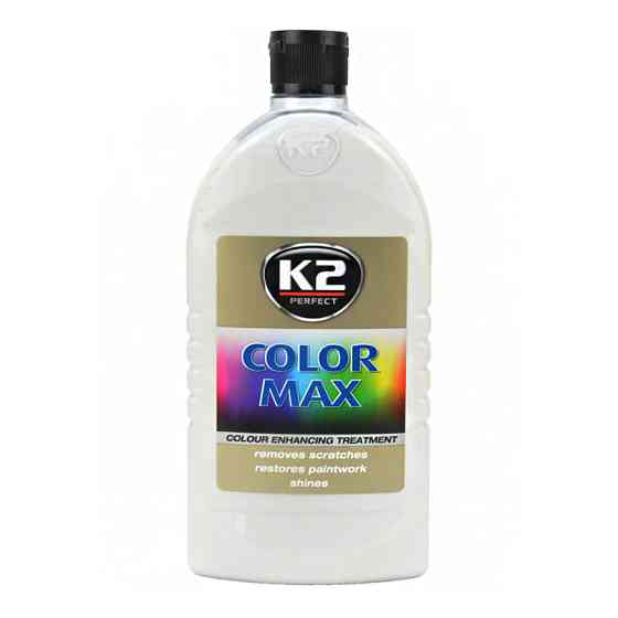 Полироль для кузова K2 Color Max восковой белый 500мл Львов