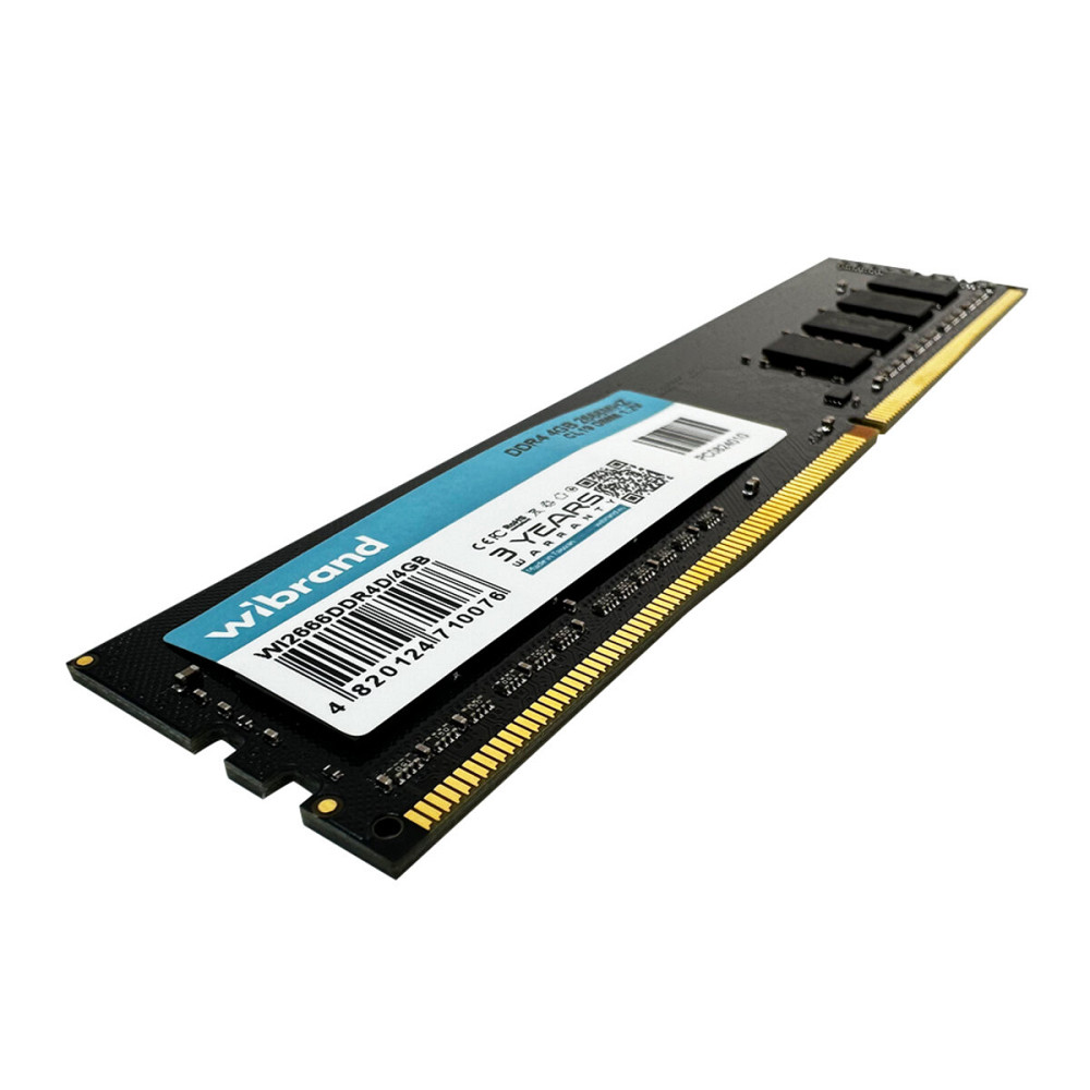 DDR4 Wibrand 4GB 2666MHz CL19 DIMM (WI2666DDR4D/4GB) Київ - фото 2