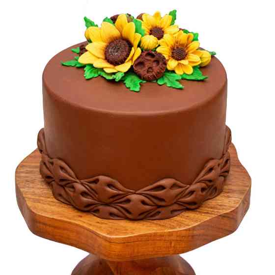 Форма силиконовая для украшения торта 95 на 75 мм розовый Киев