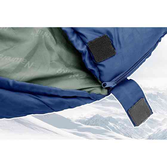 Спальник з капюшоном Naturehike MJ600 CNK2300SD014, темно-блакитний Київ