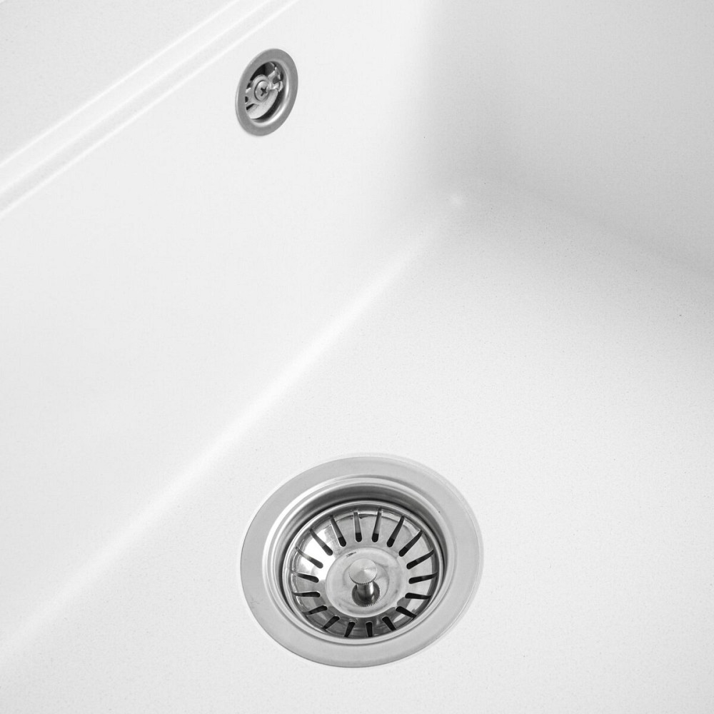 VALESO Мийка гранітна VALESO 5852 VESTA матова Білосніжна Київ - фото 5