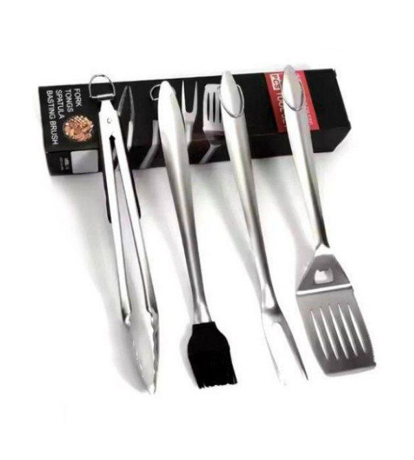 Набір для барбекю 4 предмета із нержавіючої сталі GRILLI  777116 Код: 012290 Рівне - фото 1