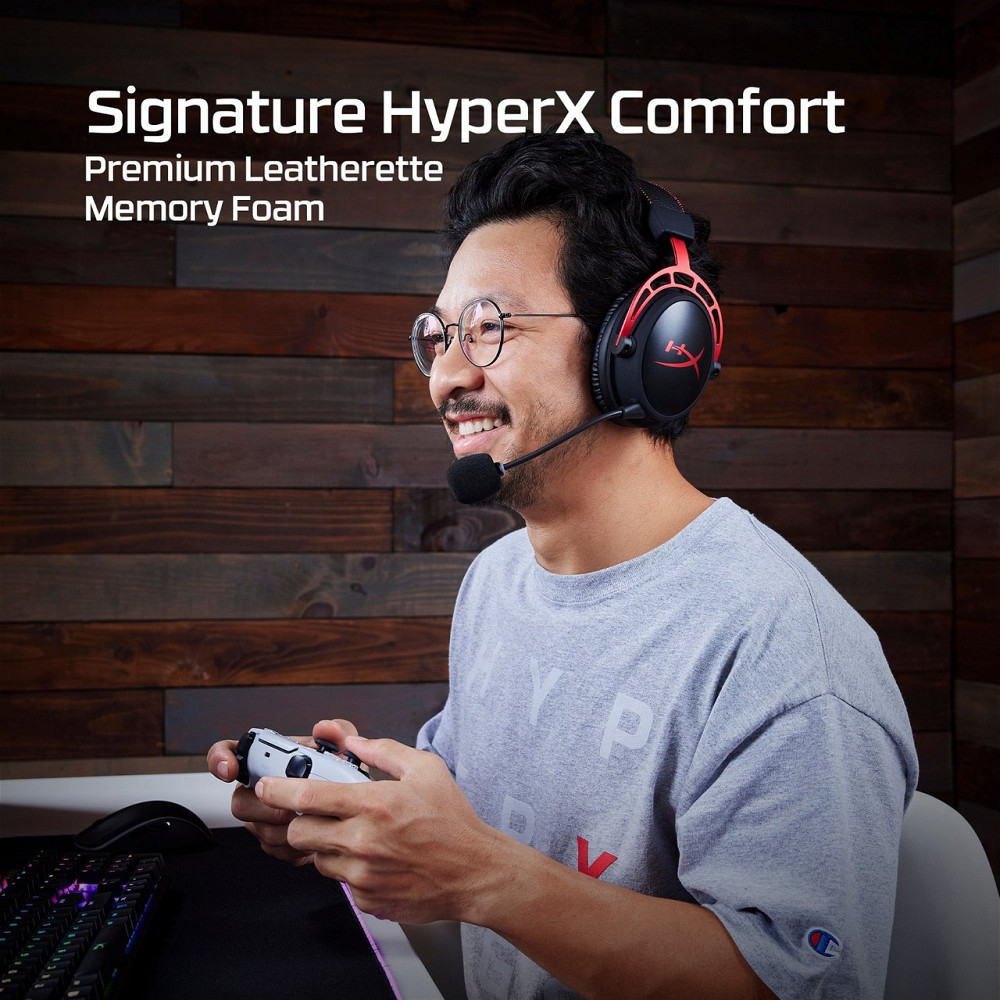 Гарнітура HyperX Cloud Alpha Wireless Black/Red (4P5D4AA) ( Червоний ) Харьков - изображение 11