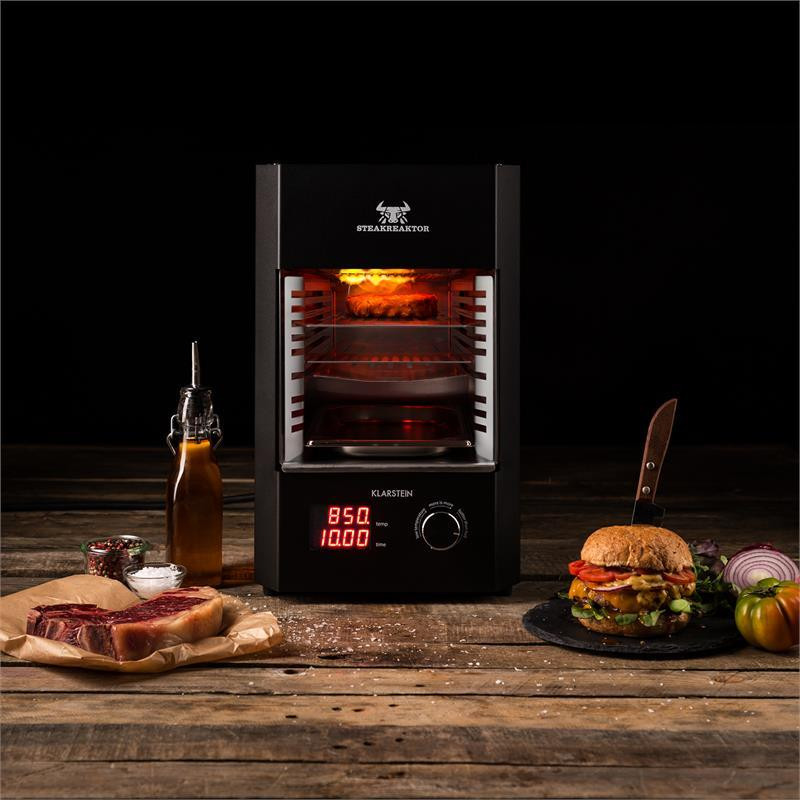 Steak Reaker 2.0 Гриль для помещений 850 °C Инфракрасная мощность 1600 Вт Сделано в Германии Черный (Германия, Ровно - изображение 2