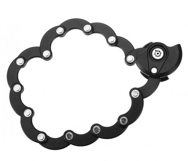 Складной противоугонный замок для велосипеда Bikight Стальная цепь Винница - изображение 8