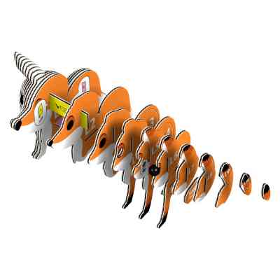 Пазл Eugy 3D Зоопарк Червона лисиця (XEG-072) Вінниця