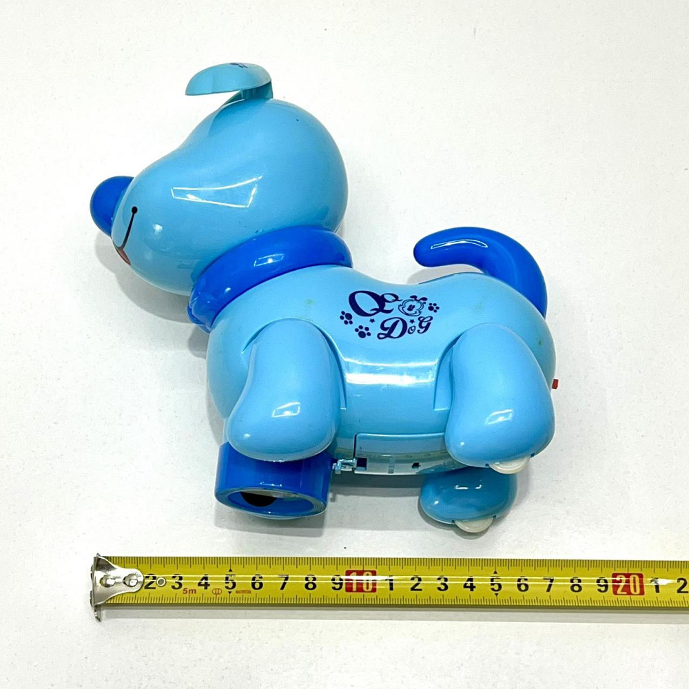 Собачка інтерактивна Limo Toy їздить світиться махає головою та хвостом Блакитна (EM 070 A) Чернігів - фото 7