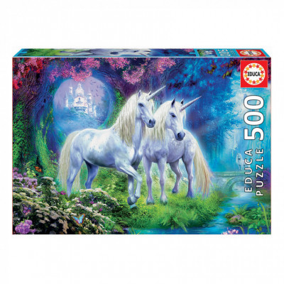 Пазл Educa Единороги в лесу 500 элементов (6336907) Винница - изображение 1