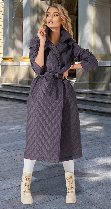 Модне пальто з плащової тканини (50) Київ - фото 2