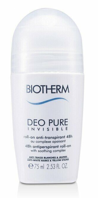 Дезодорант роликовий Biotherm Deo Pure Invisible Roll-on Antiperspirant 48H 75ml Слов'янськ - фото 1