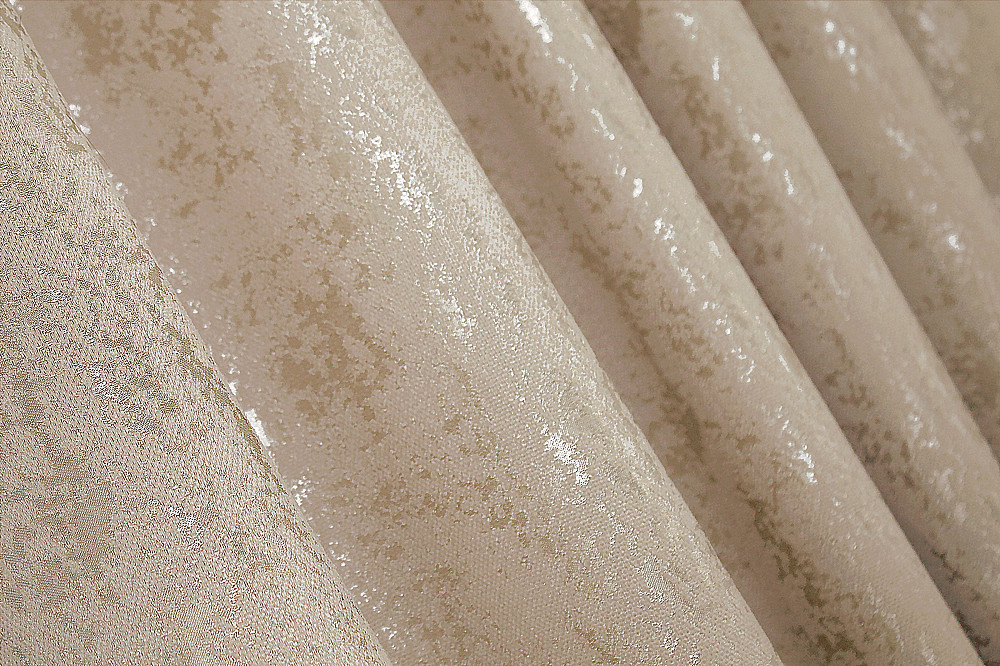 Комплект готових штор VR-Textil Льон мармур Pavliani № 1170ш Бежевий 150х270 см 2 шт (33-0006) Київ - фото 8