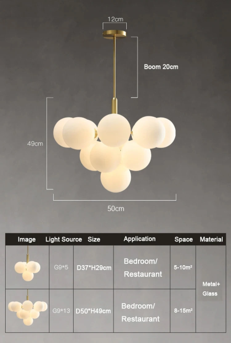 Люстра светодиодная потолочная 1212 Спутник (Золотистый) 13 плафонов Винница - изображение 7