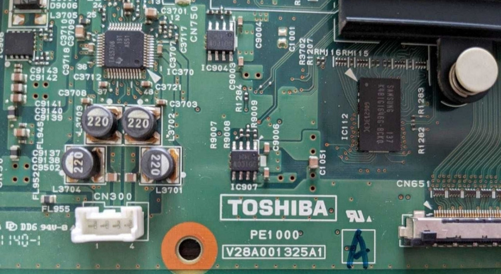 Плата : MAIN V28A001325A1 с Телевизора Toshiba 40TL838. Киев - изображение 1