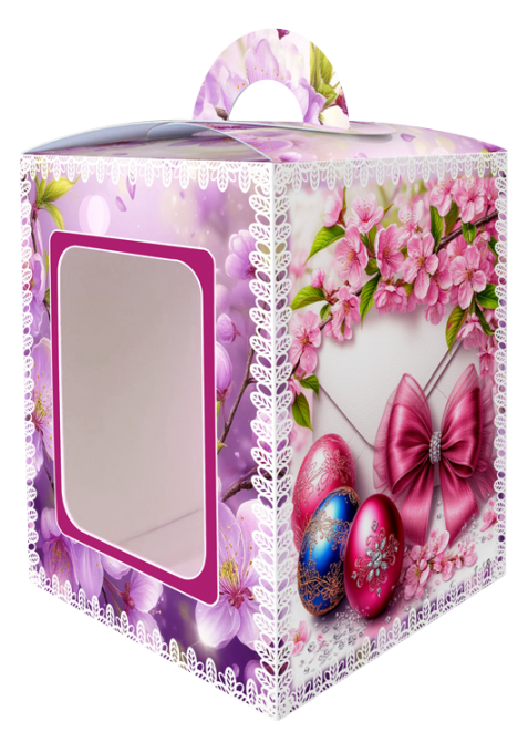 Коробка під великодня Великодня 14 см * 14 см*18,7 см (400 гм) No2 (1 шт.) Харків - фото 6