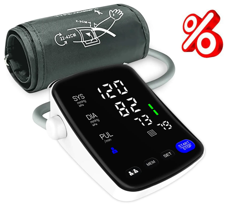 Професійний автоматичний тонометр Alphamed на передпліччі. Точний апарат для вимірювання тиску та пульсу Дніпро - фото 1