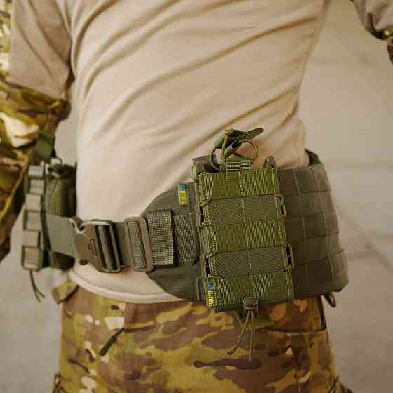 Тактичний розвантажувальний пояс олива ремінь Kiborg R-1 матеріал Cordura Nylon 1000D широкий тактичний пояс рпс     WAR Львів