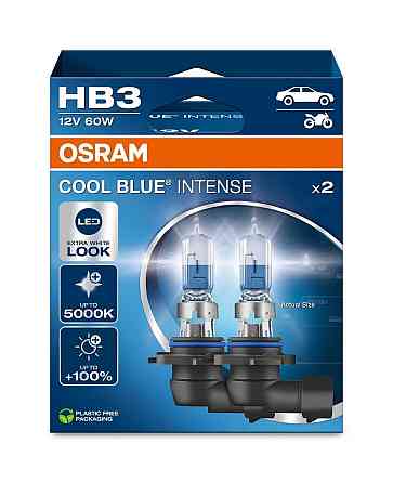 Комплект галогенових ламп OSRAM HB3 9005CBN-2HB Cool Blue Intense NG +100% 5000K 60W 12V P20d (2 шт) Харків
