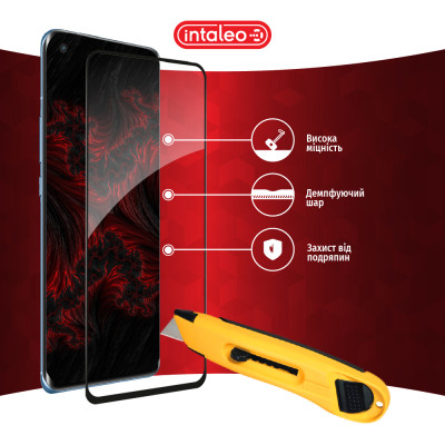 Скло захисне Intaleo Full Glue Xiaomi Mi 11 Pro Black (1283126521164) Вінниця - фото 5