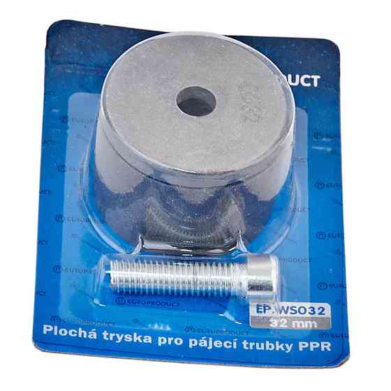 Насадка плоска для паяльника Europroduct EP.WS032 PPR труб 32 mm (EP6100) Київ