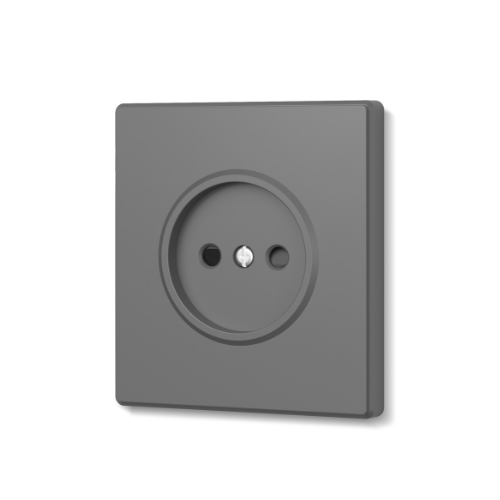 NOTA сірий графіт Розетка внутрішня 1-а без заземлення Videx Житомир