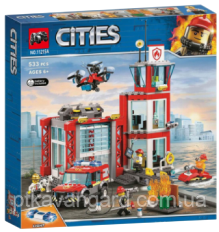 Конструктор Пожежна станція 533 деталі 11215 Хмельницький - фото 1