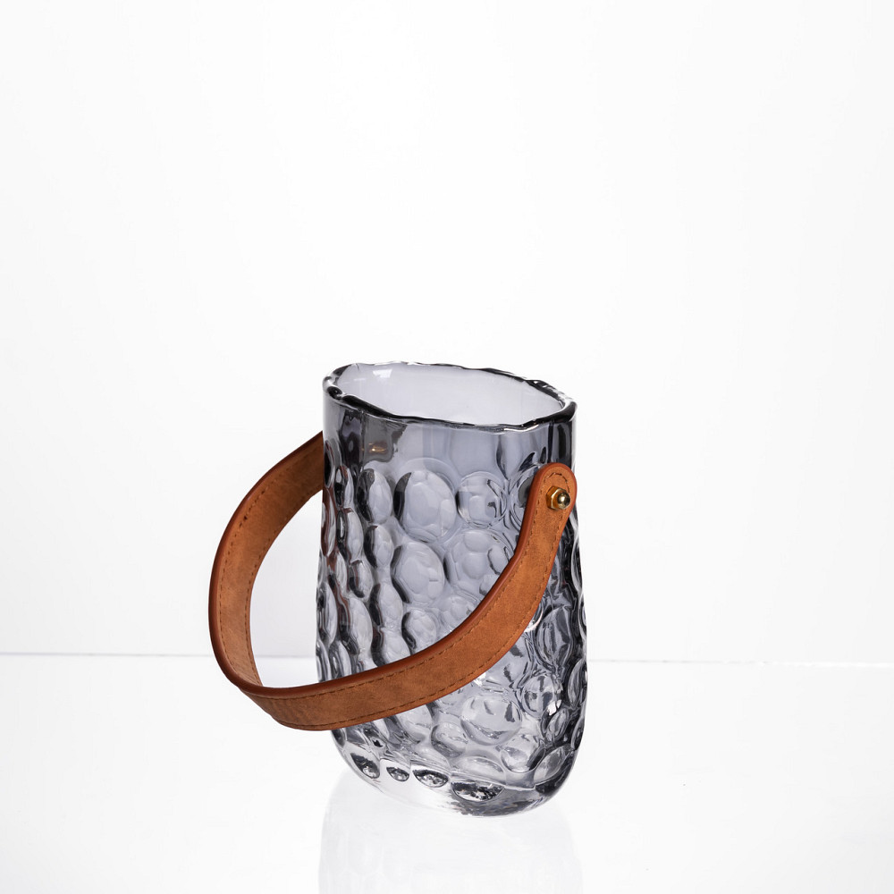 Yiwu Ваза сумочка з ручкою 11,5×7,5×15 см 800 мл Сірий HP-19-153-2 Коломыя - изображение 3