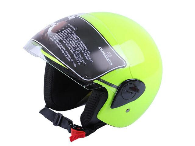 Шолом мотоциклетний відкритий MD-OP01 (жовтий, size M) Мукачево - фото 1