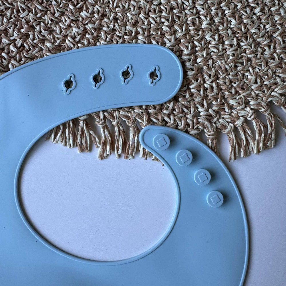 Набор детской силиконовой посуды для первого прикорма 9 предметов на присосках Голубой пакунок малюка Киев - изображение 3