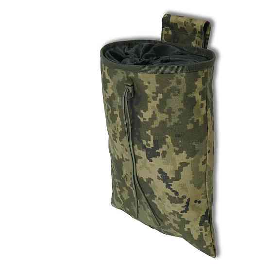 Тактичний підсумок скидання магазинів (до 8 шт) KIBORG GU Mag Reset Pouch Pixel. Сумка скидання порожніх магазинів Київ