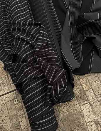 Тканина/опт/костюмка щільна чорна — від 3 м. Київ