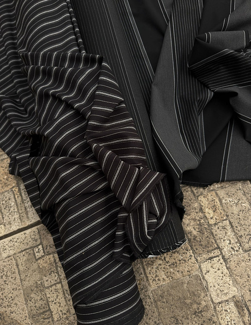 Тканина/опт/костюмка щільна чорна — від 3 м. Київ - фото 2