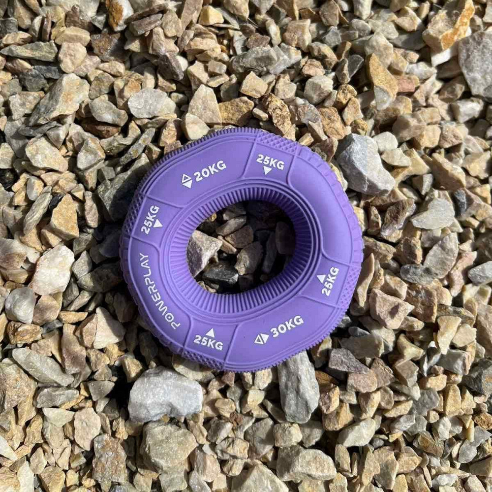 Еспандер кистьовий силіконовий PowerPlay PP-4331 Hand Grip Medium 20-25-30 кг. Фіолетовий Каменское - изображение 9