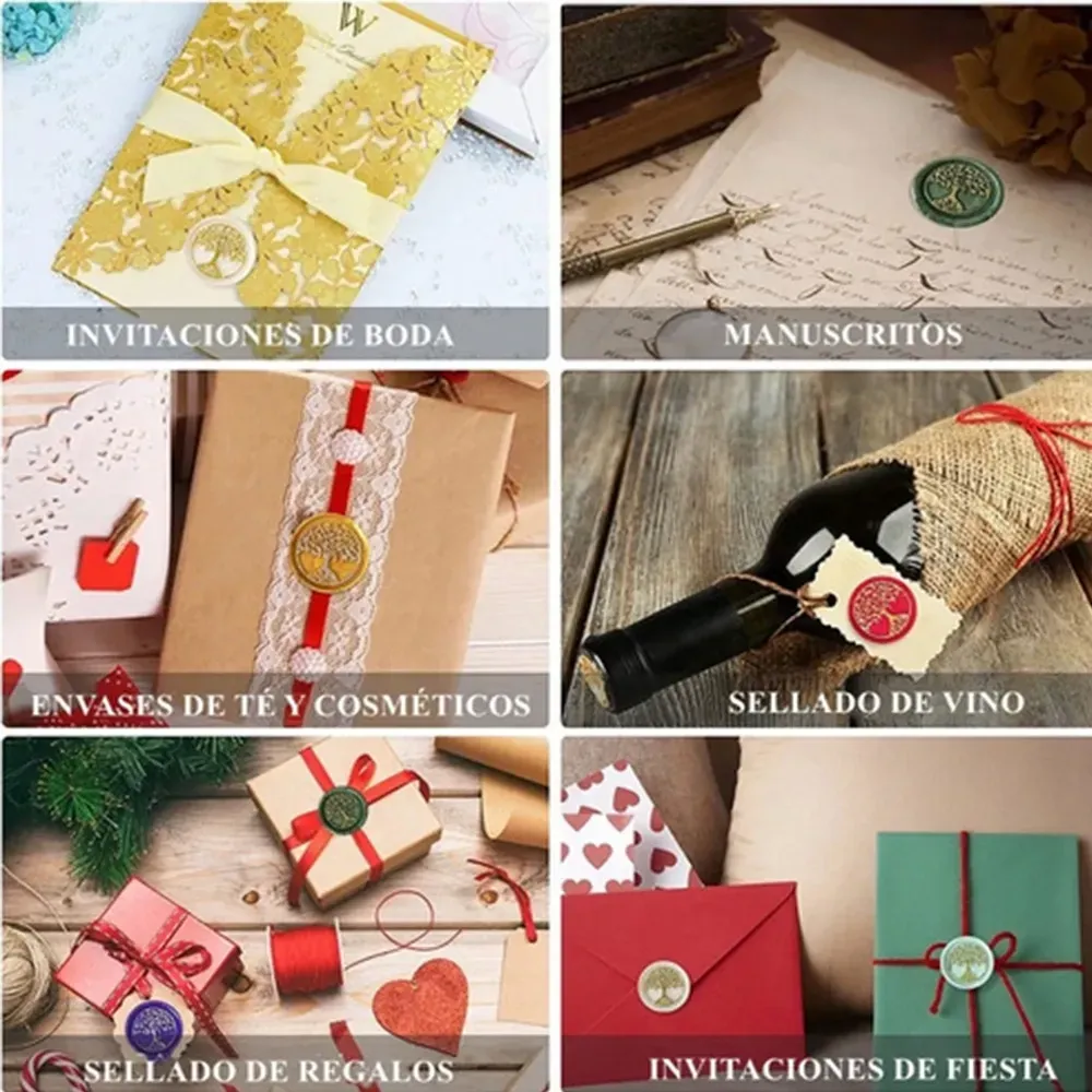 Подарочный набор сургучных печатей с 24 цветами Киев - изображение 7