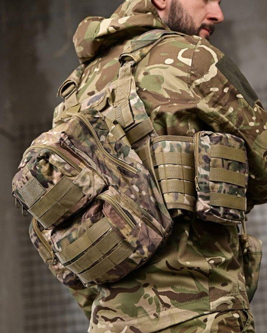 Плитоноска 4 точки скидання Single sword mtk з рюкзаком РП7354 Одеса - фото 7