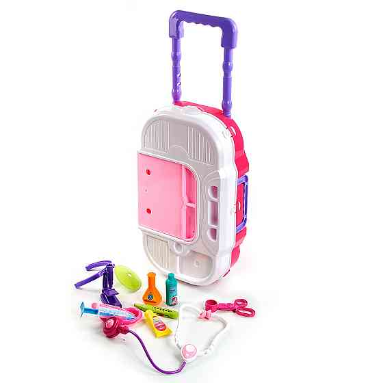 Большой детский набор доктора в чемодане. Подарочный набор для девочки (игровой набор 38 предметов) Каменец-Подольский