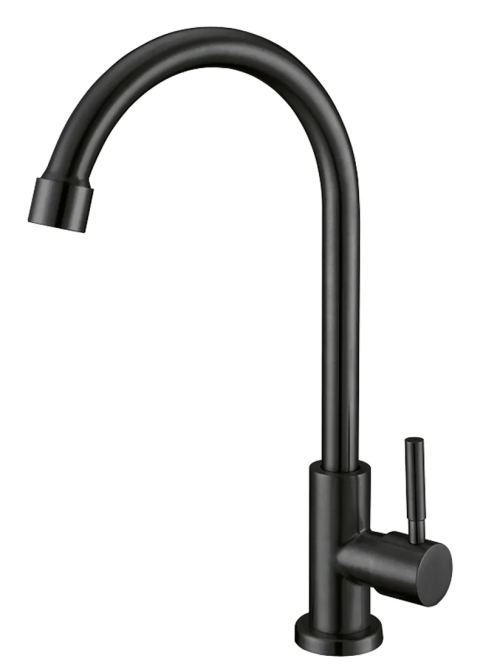 Кран для холодної води MIXXUS MONO-01.SUS BLACK з нерж. сталі   ( MI6561 ) 36828 Харків - фото 1