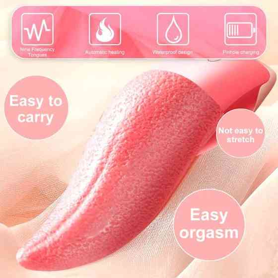 Оральний вібратор язик USB 10 режимів вібрації Вінниця