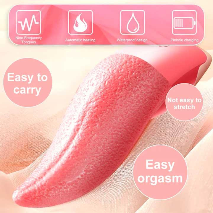 Оральний вібратор язик USB 10 режимів вібрації Вінниця - фото 3