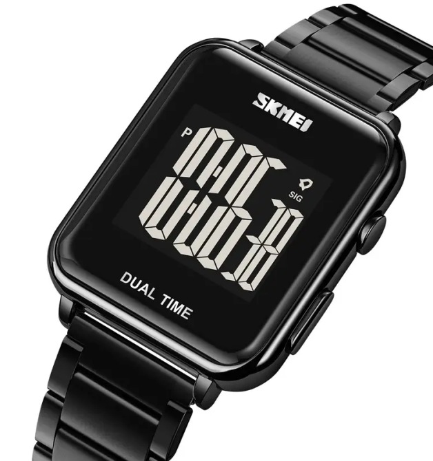 Чоловічий наручний класичний годинник Skmei 1852 (Чорний) Київ - фото 3