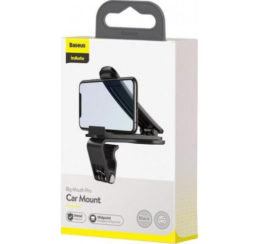 Автомобільний тримач Baseus Big Mouth Pro Car Mount SUDZ-A01 (Чорний) Николаев - изображение 9