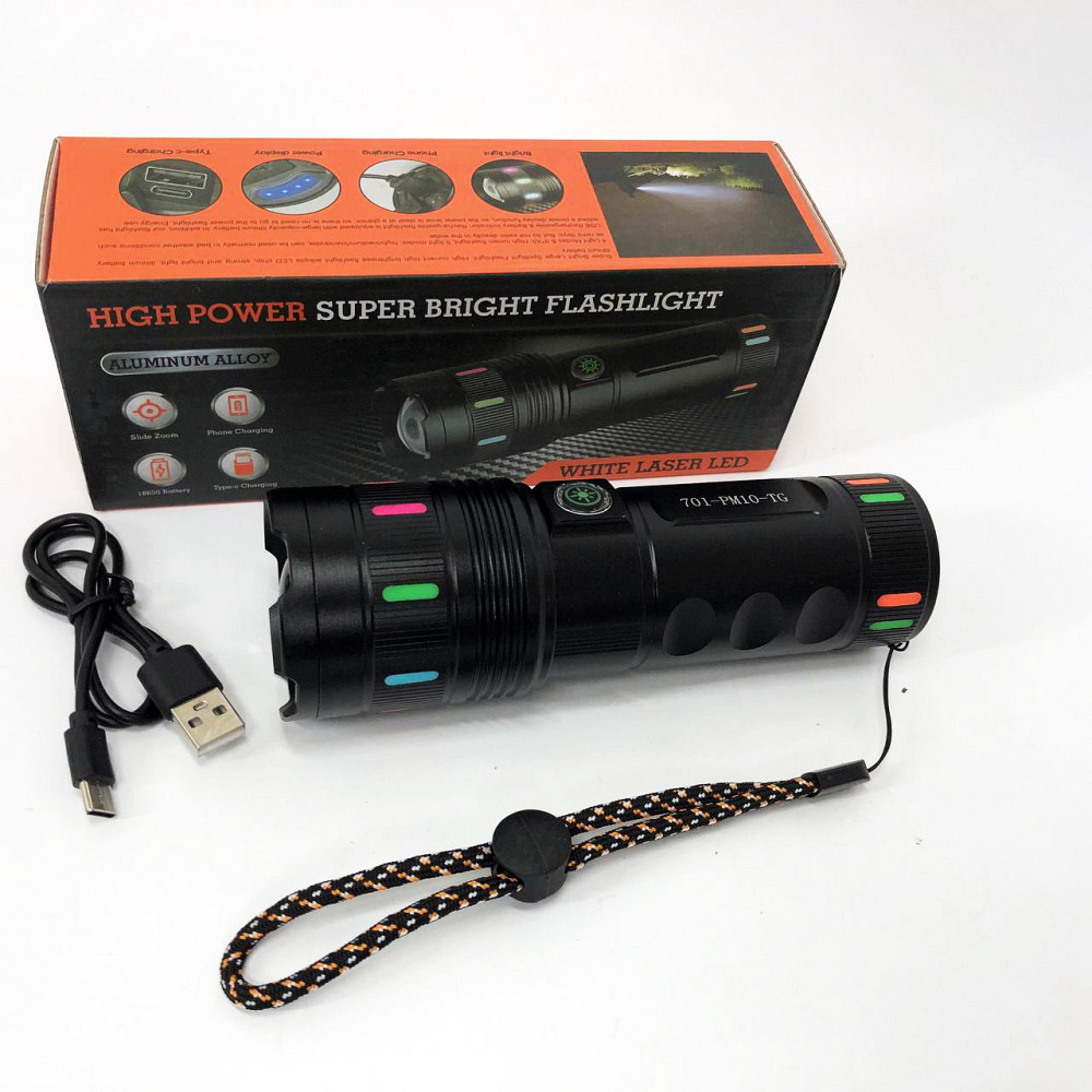 Світлодіодний ліхтарик Акумуляторний ліхтар, Портативний ліхтар із функцією зарядки SV-58 Львів - фото 10