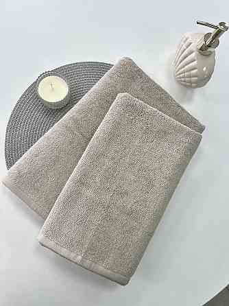 Комплект махрових рушників Ideal Textile 2 шт (50х90см + 70х140см) (56860378) Бежевий Чернівці