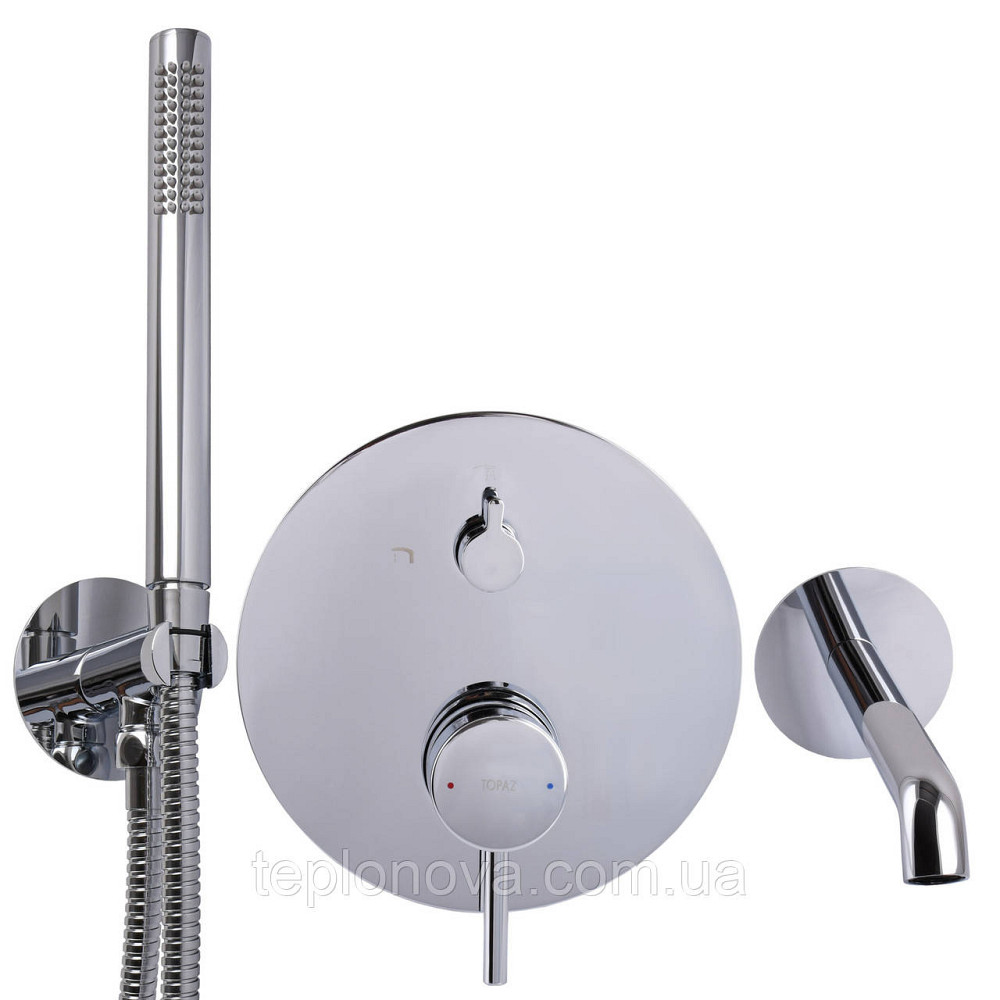 Смеситель для ванны встроенный TOPAZ LOFT TLF 32202-H39-C Черновцы - изображение 8