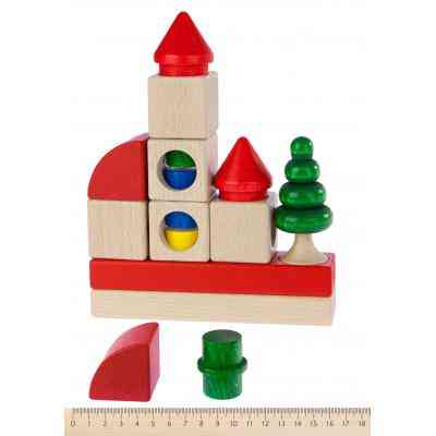 Конструктор Nic cubio деревянный 20 эл. (NIC2111) Винница