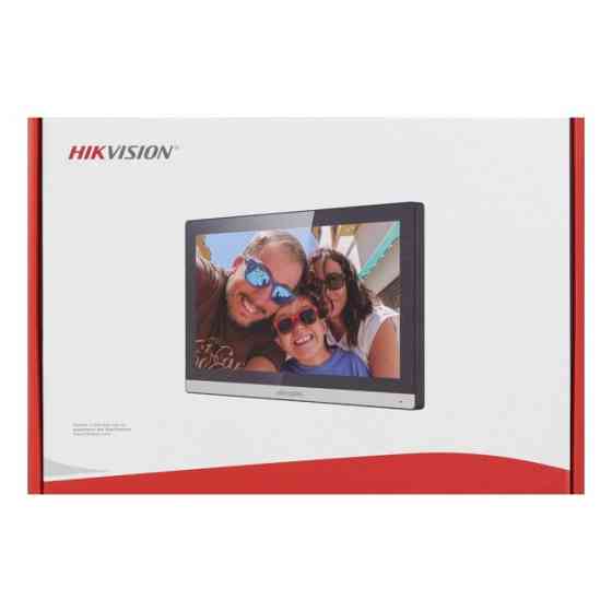 IP-відеодомофон Hikvision DS-KH6350-WTE1 чорний із сріблястим Харків