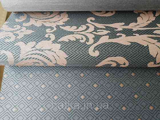 Текстильні шпалери на флізеліновій основі Cador Rasch Textil 086552 чорні ромби геометрія абстракція Київ